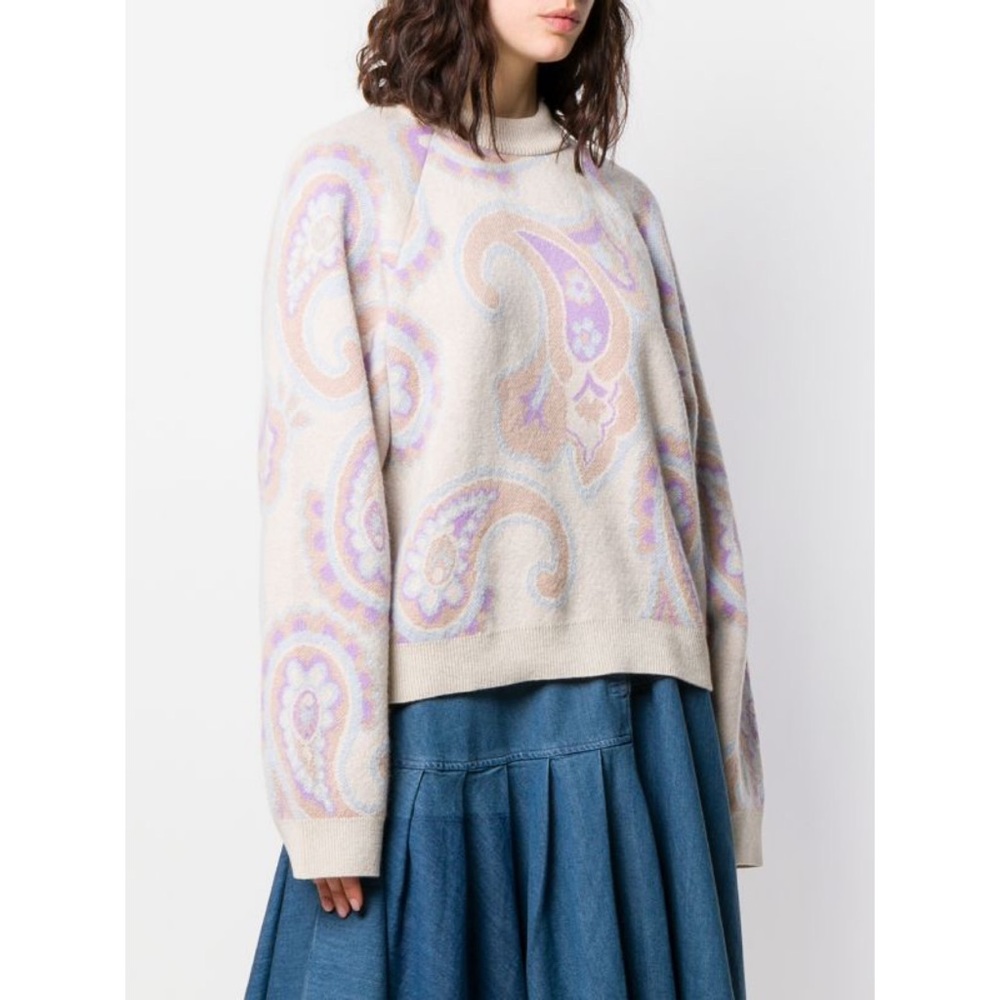 NWT Nanushka paisley intarsia sweater